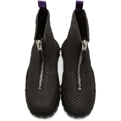 Shop Eytys Ssense Exclusive Grey Raven Tilapia Boots