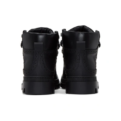 Shop Loewe Black Hiking Boots In 1100black