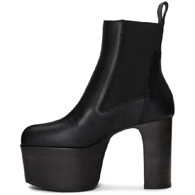 Shop Rick Owens Black Kiss Boots In 09 Black