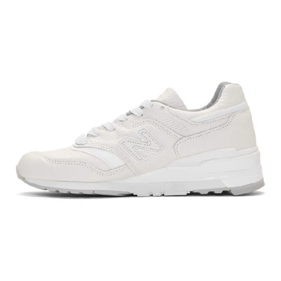 Shop New Balance White 997 Sneakers
