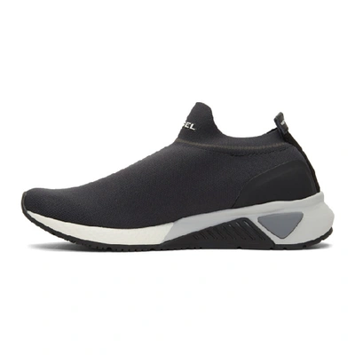 Shop Diesel Black S-kb Athletic Sock Ii Sneakers In T8013 Black