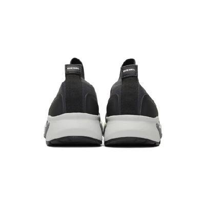 Shop Diesel Black S-kb Athletic Sock Ii Sneakers In T8013 Black