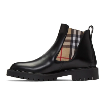 Shop Burberry Black Allostock M Chelsea Boots