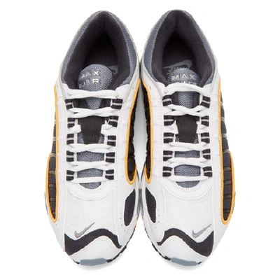 Shop Nike White And Grey Air Max Tailwind Iv Sneakers