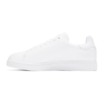 Shop Y-3 White Yohji Court Sneakers In Whtwhtblk