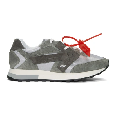 Shop Off-white Grey Hg Runner Sneakers