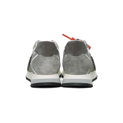 Shop Off-white Grey Hg Runner Sneakers