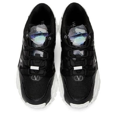 Shop Valentino Black  Garavani Undercover Edition Ufo Vlogo Climbers Sneakers In Jq8nero/bia
