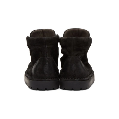 Shop Marsèll Marsell Black Gomme Pallottola Pedula Boots In 6966 Black