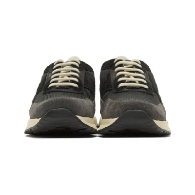 Shop Common Projects Black Classic Track Sneakers