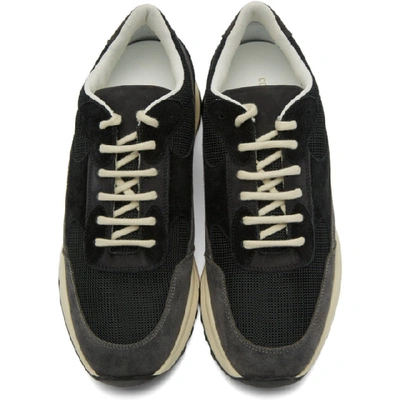 Shop Common Projects Black Classic Track Sneakers