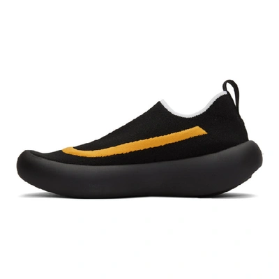 Shop Marni Black Banana Sneakers In Zi639 Black