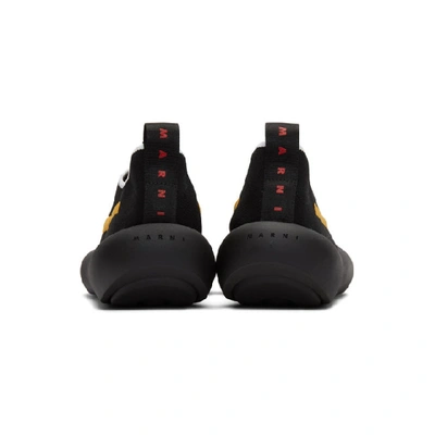 Shop Marni Black Banana Sneakers In Zi639 Black