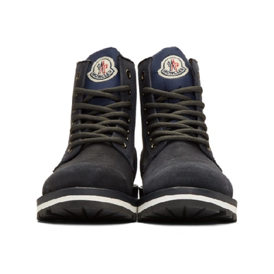 Shop Moncler Navy New Vancouver Boots In 200-928.bbl