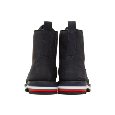 Shop Moncler Navy New Vancouver Boots In 200-928.bbl