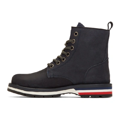 Shop Moncler Navy New Vancouver Boots In 200-928.bbl