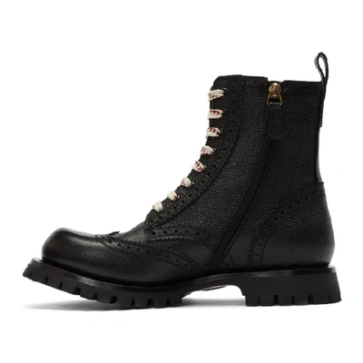 Shop Gucci Black New Arley Boots In 1000 Nero