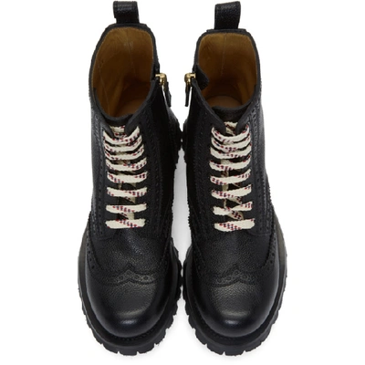 Shop Gucci Black New Arley Boots In 1000 Nero