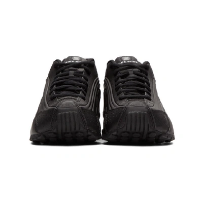 Shop Nike Black Shox R4 Sneakers In 044blkblkwh