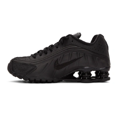 Shop Nike Black Shox R4 Sneakers In 044blkblkwh
