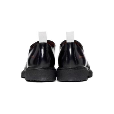 Shop Common Projects Black Cadet Derbys In 7547 Black