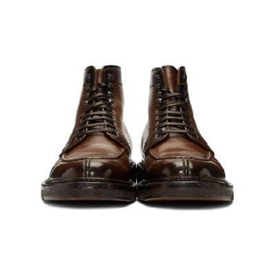Shop Officine Creative Brown Stanford 207 Boots In Toscano Can