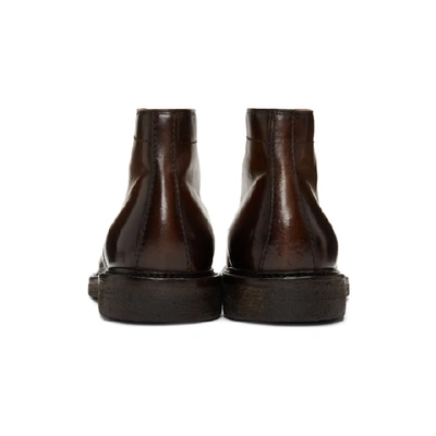 Shop Officine Creative Brown Stanford 207 Boots In Toscano Can