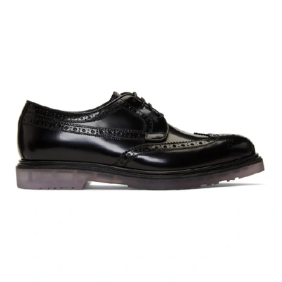 Shop Paul Smith Black Crispin Brogues In 79 Black