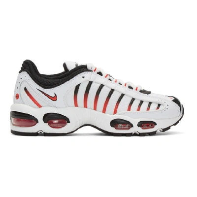 Shop Nike White And Black Air Max Tailwind Iv Sneakers In 104whtredbl