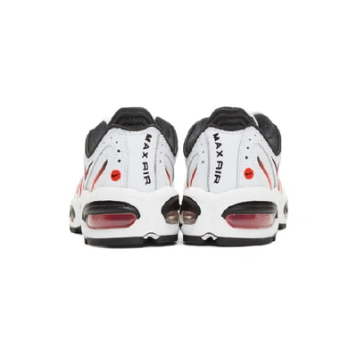 Shop Nike White And Black Air Max Tailwind Iv Sneakers In 104whtredbl