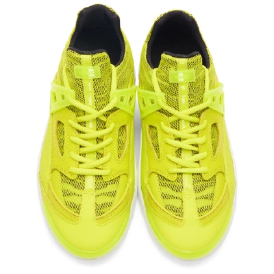 Shop Kenzo Yellow Sonic Sneakers In 39 Lemon