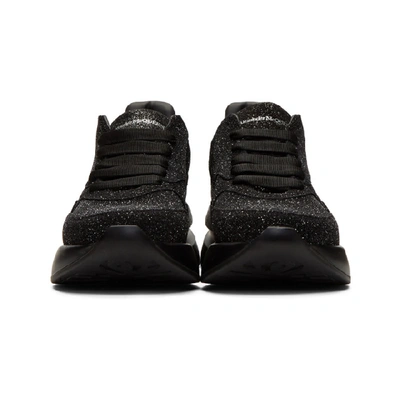 Shop Alexander Mcqueen Black Galaxy Oversized Runner Sneakers