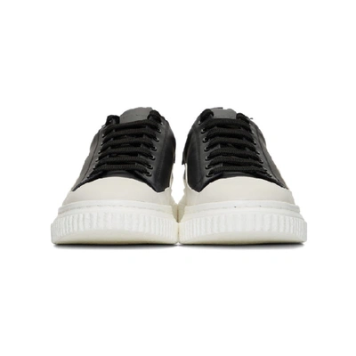 Shop Officine Creative Black And White Krace 8 Sneakers In F.do Biano