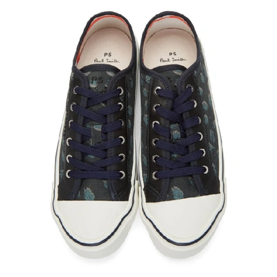 Shop Ps By Paul Smith Navy Cheetah Fennec Sneakers In 49 Navy