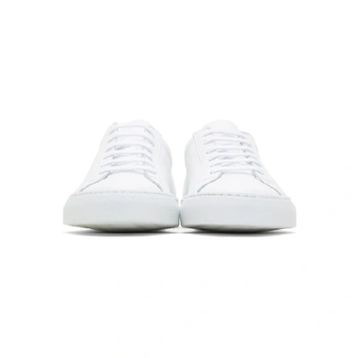 Shop Common Projects White Achilles Low Sneakers