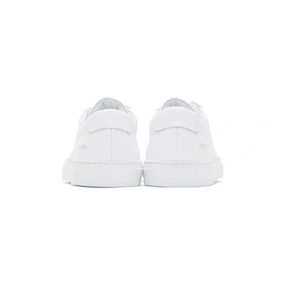 Shop Common Projects White Achilles Low Sneakers