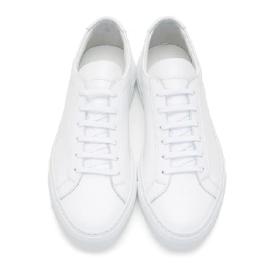 Shop Common Projects White Achilles Low Sneakers