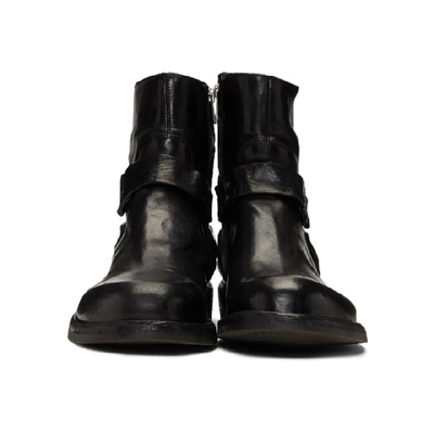 Shop Officine Creative Black Ikon 055 Boots In Nero Black