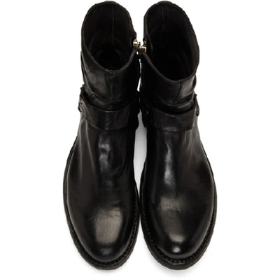 Shop Officine Creative Black Ikon 055 Boots In Nero Black