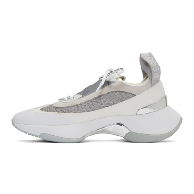 Shop Palm Angels White And Silver Recovery Lace-up Sneakers In 0191 Whtslv