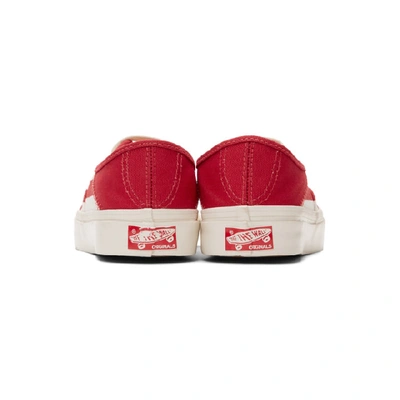 Shop Vans Red Og Style 43 Lx Sneakers In Racing Red