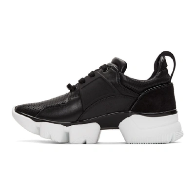 Shop Givenchy Black And White Basse Jaw Sneakers In 001-blk