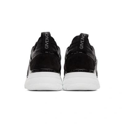 Shop Givenchy Black And White Basse Jaw Sneakers In 001-blk