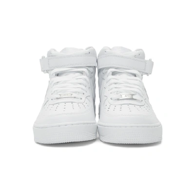 Shop Nike White Air Force 1 '07 Mid Sneakers