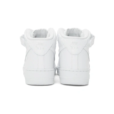 Shop Nike White Air Force 1 '07 Mid Trainers