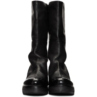 Shop Marsèll Marsell Black Zuccolona Stivale Boots In N1 6766 Blk