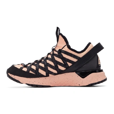 Shop Nike Pink And Black Acg React Terra Gobe Sneakers In 800melontin