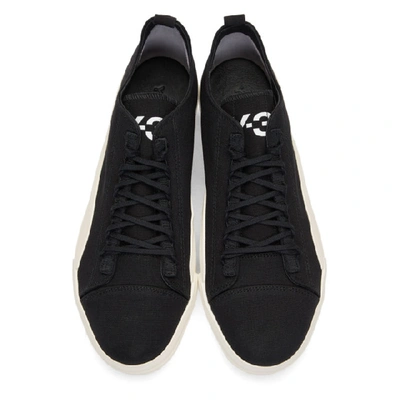 Shop Y-3 Black Yuben Low Sneakers In Blkblkwht