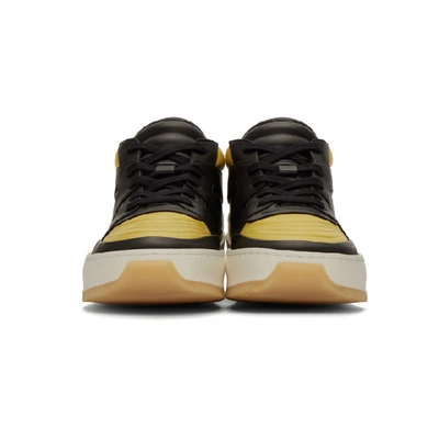 Shop Fear Of God Yellow & Black Basketball Mid-top Sneakers In 963 Ylw/blk