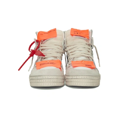 OFF-WHITE 白色 AND 绿色 OFF-COURT 3.0 亮片运动鞋